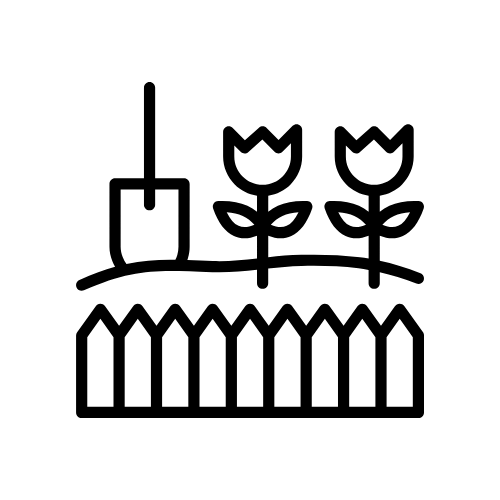 Hausgartenarbeit