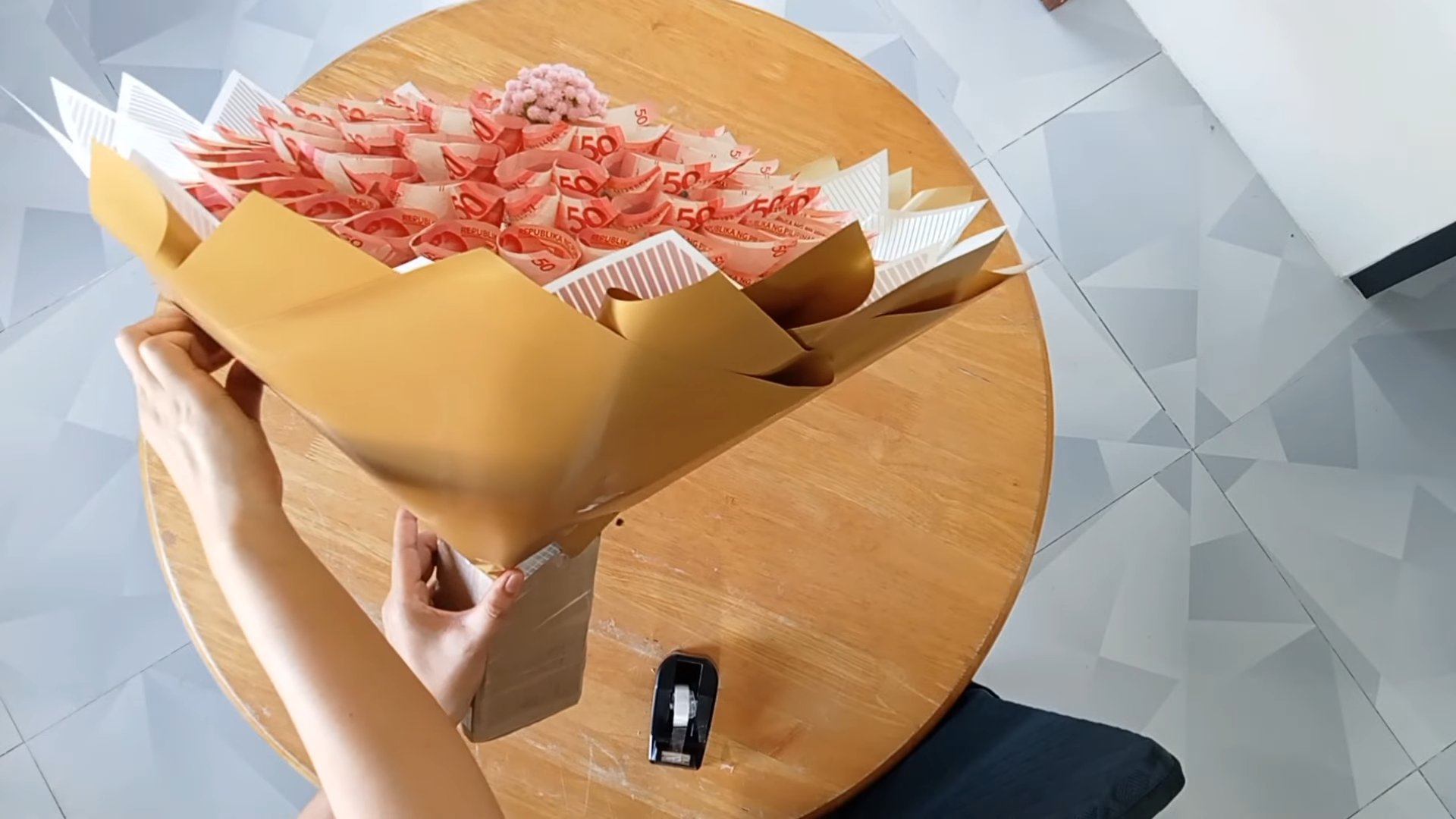 DIY Geldgeschenk Blumenstrauß