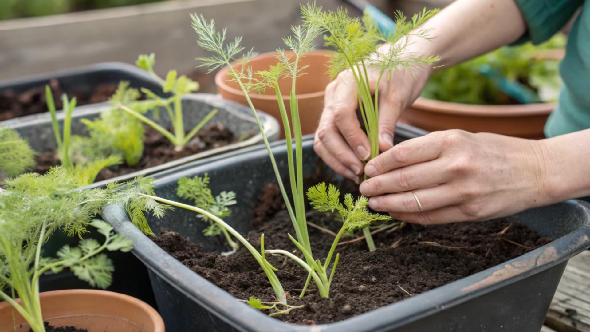 Fenchel Anbau im eigenen Garten