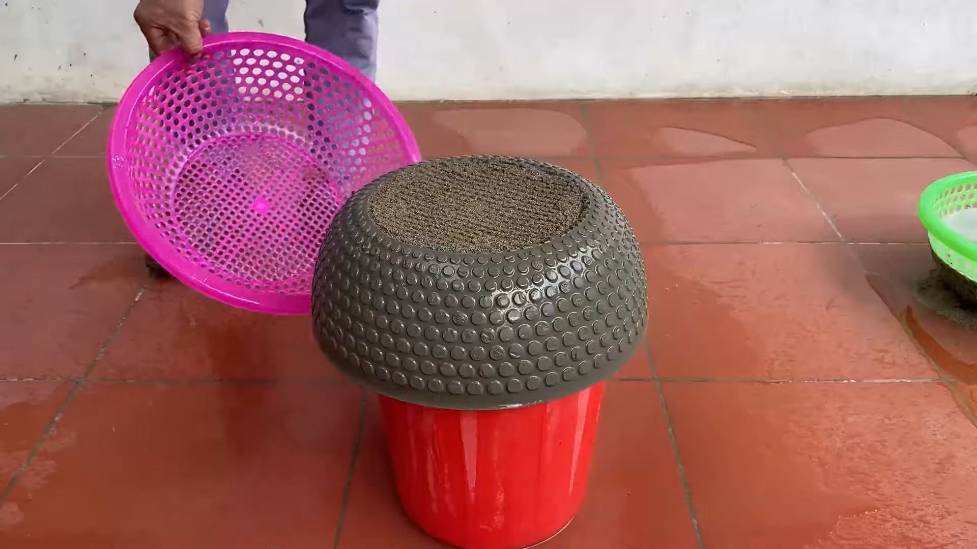 DIY Blumentöpfe aus Körben