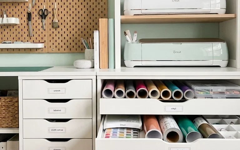 Step inside this Cricut craft room and take a tour!