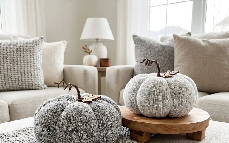 How to Make Fabric Pumpkins from Old Socks