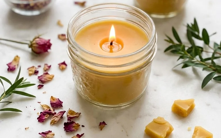 DIY Fall Candles with Essential Oils (7 Recipes)